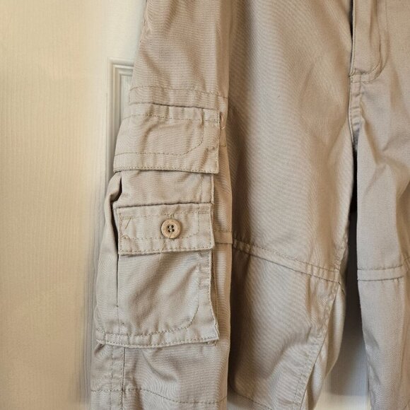 Roadblock Men's Khaki Cargo Multi-Pocket Shorts Size 32 - Picture 3 of 15